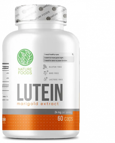 Nature Foods Lutein 20 mg Plus Zeaxanthin, 60 капсул