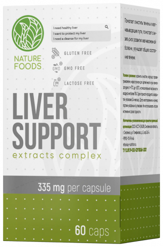 Nature Foods Liver support, 60 капсул