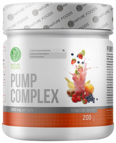 Nature Foods Pump Complex, 200 грамм