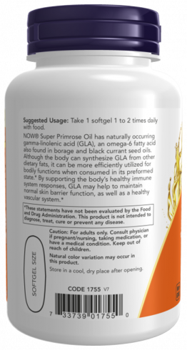 NOW Супер Примула, 60 капсул