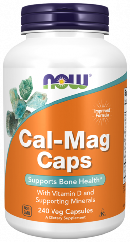 NOW Cal-Mag Caps, 240 капсул