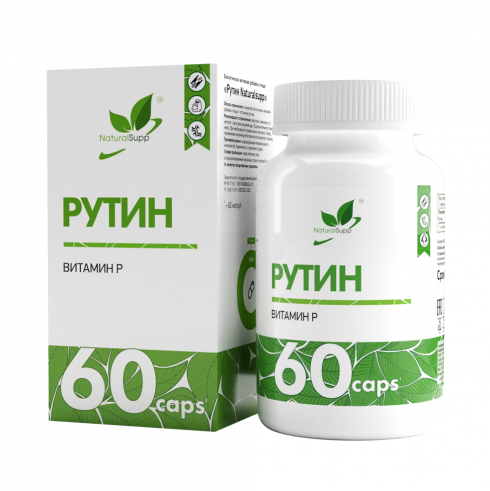Natural Supp Rutin, 60 капсул