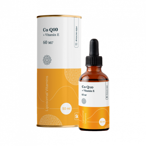 Liposomal Vitamins Liposomal Vitamin Co Q10 + Vitamin E, 50 мл