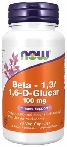 NOW Beta-1,3/1,6 D-Glucan 100 mg, 90 капсул