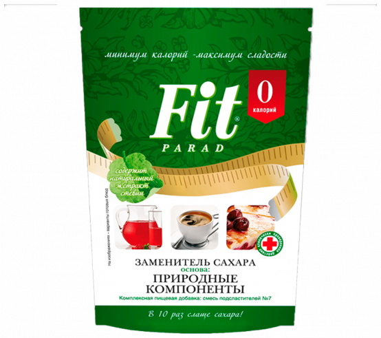 FitParad Смесь подсластителей ФитПарад №7, 100 грамм