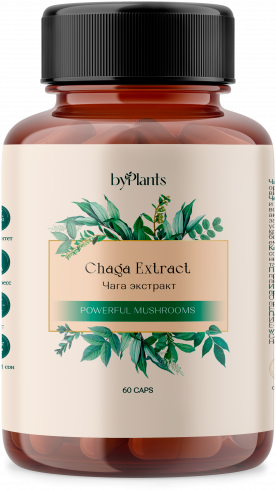 ByPlants Chaga Extract, 60 капс