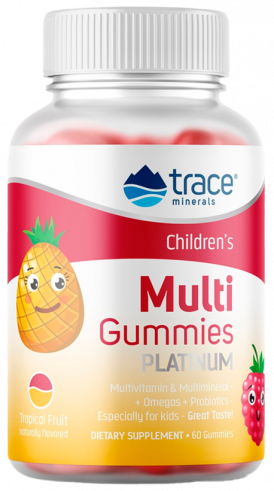 Trace Minerals Children's Multi Gummies Platinum, 60 таблеток