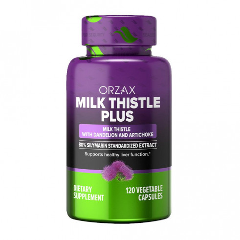 Orzax Milk Thistle Plus, 120 капсул