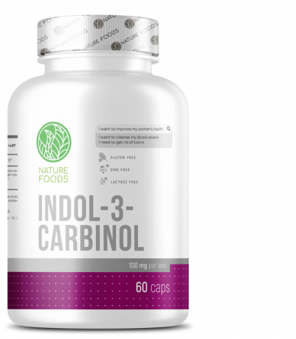 Nature Foods Indol-3-Carbinol, 60 капсул