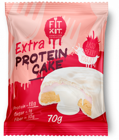 FitKit Protein white Extra cake, 70 г
