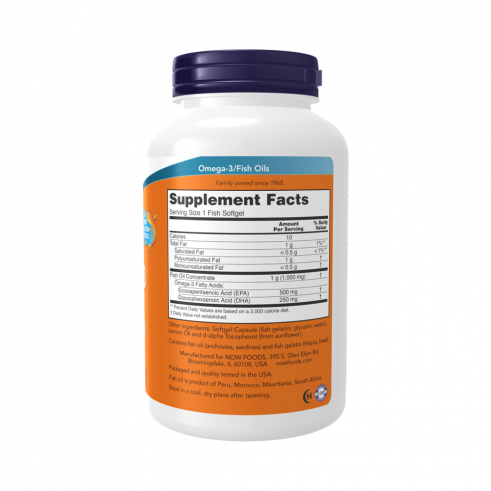 NOW Ультра Омега-3, 180 капсул