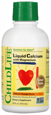 ChildLife Liquid Calcium with Magnesium, 474 мл