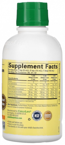 ChildLife Liquid Calcium with Magnesium, 474 мл