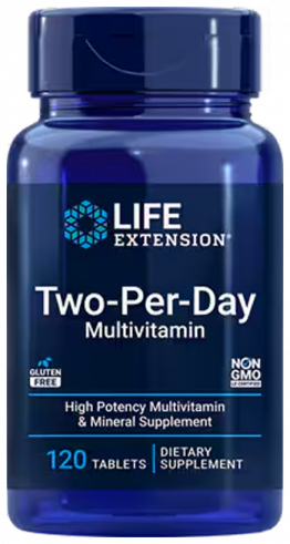 Life Extension Two-Per-Day Multivitamin, 120 таблеток