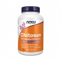 NOW Chitosan Plus 500 mg, 240 капсул