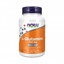 NOW L-Glutamine 500 mg, 120 капсул