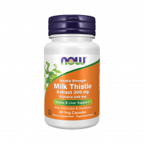 NOW Double Strength Milk Thistle Extract 300 mg, Экстракт Расторопши двойного действия 300 мг, 50 капсул